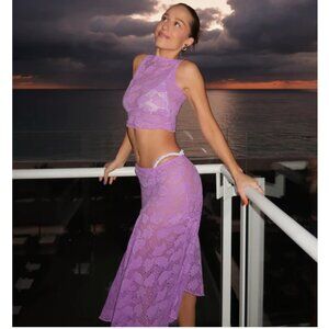 NWT Strawberry Milk Mob Ocean Drive Coverup Set Size S